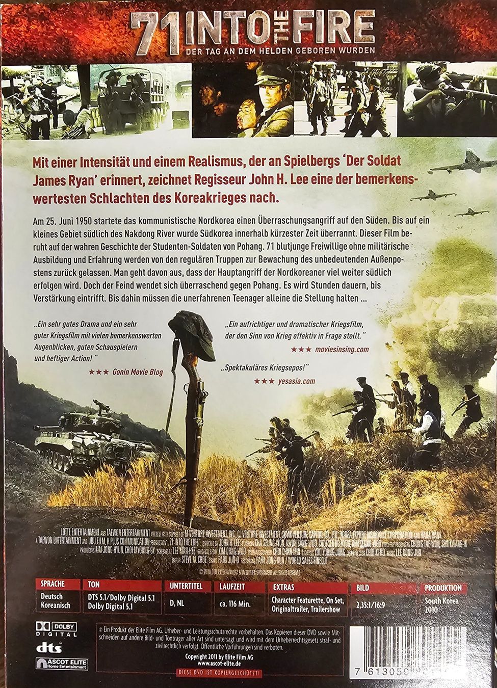 Alle DVDs: 71 Into The Fire – Gebraucht aus Wahlen b. Laufen von Cg10 1