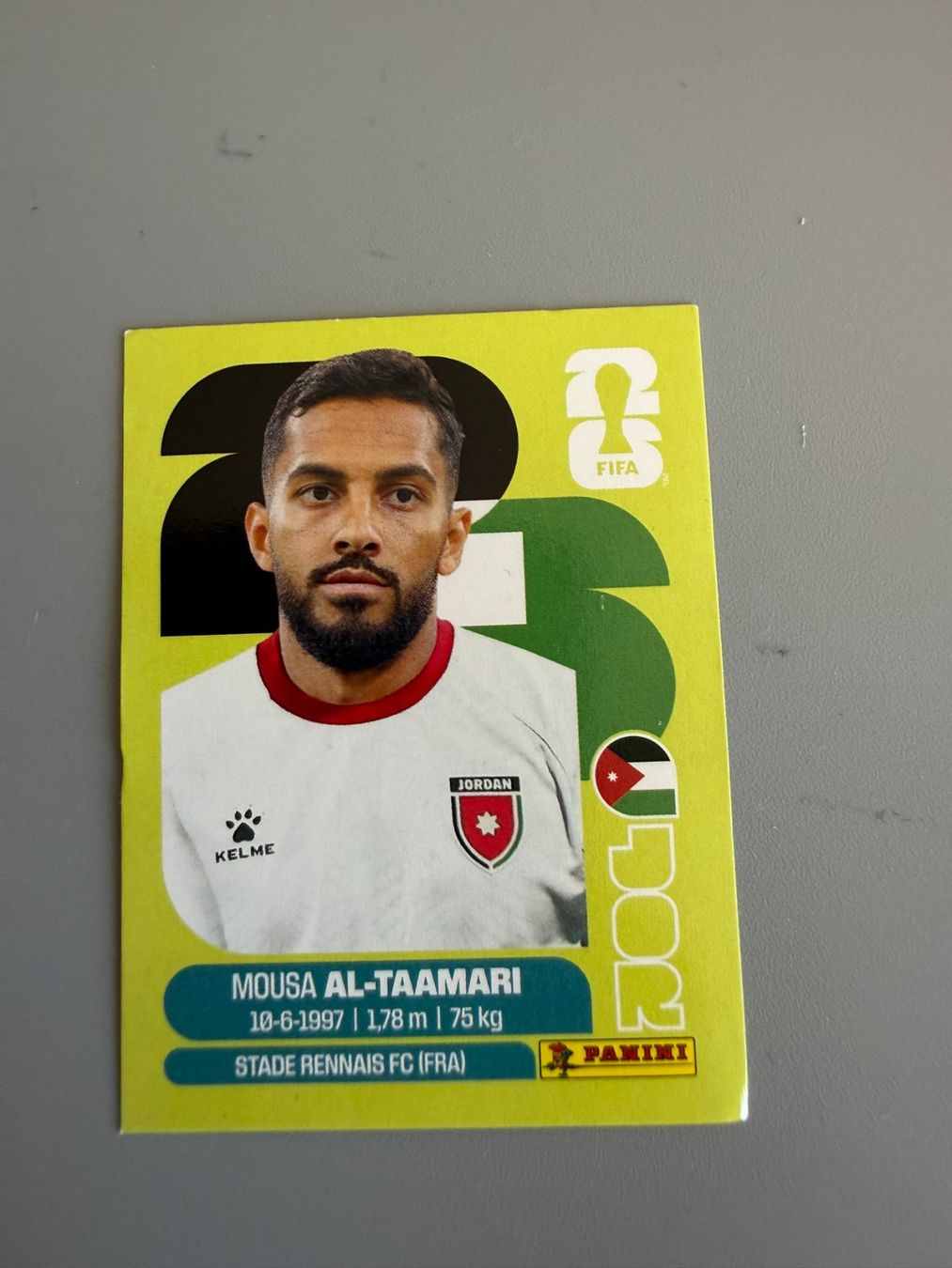 Panini Sammelbilder & Trading cards: Panini Mousa Al-Taamari JOR15 – Gebraucht aus Liebefeld von Ronaldo-1996