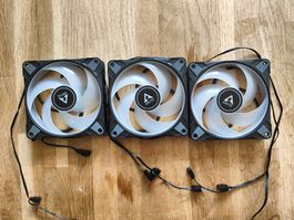 Arctic P12 PWM ARGB Lüfter 3er Pack guter Zustand