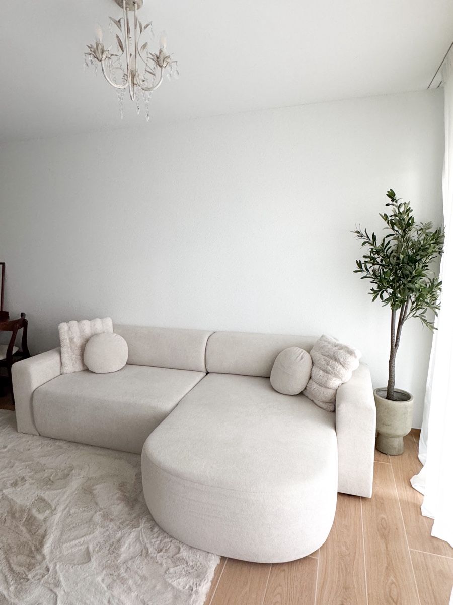 Sofas: Modernes Ecksofa beige | neuwertig – Neu (gemäss Beschreibung) aus Glattpark(Opfikon) von fat_862s 1