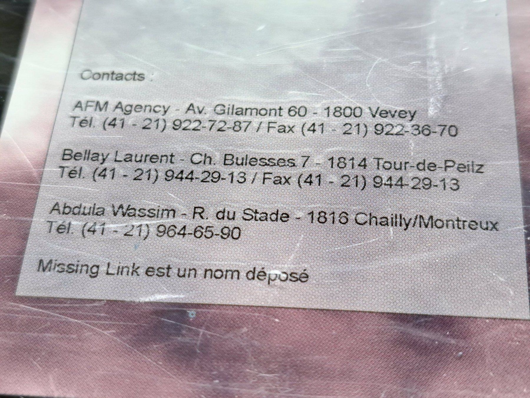 CDs: Cd Missing Link ( CH ) – D'occasion à Pully par bro_n52j 3