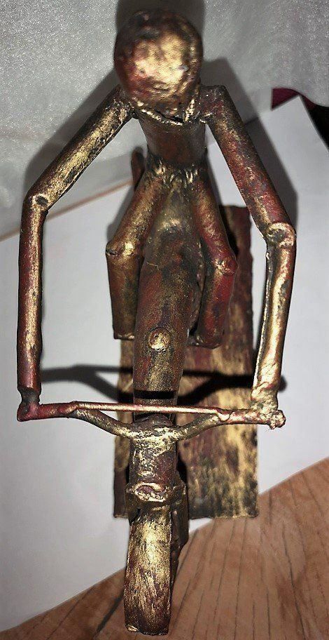 Skulpturen & Statuen: Skulpur Motorradfahrer Metall – Neu (gemäss Beschreibung) aus Lutzenberg von Pinschi01 5
