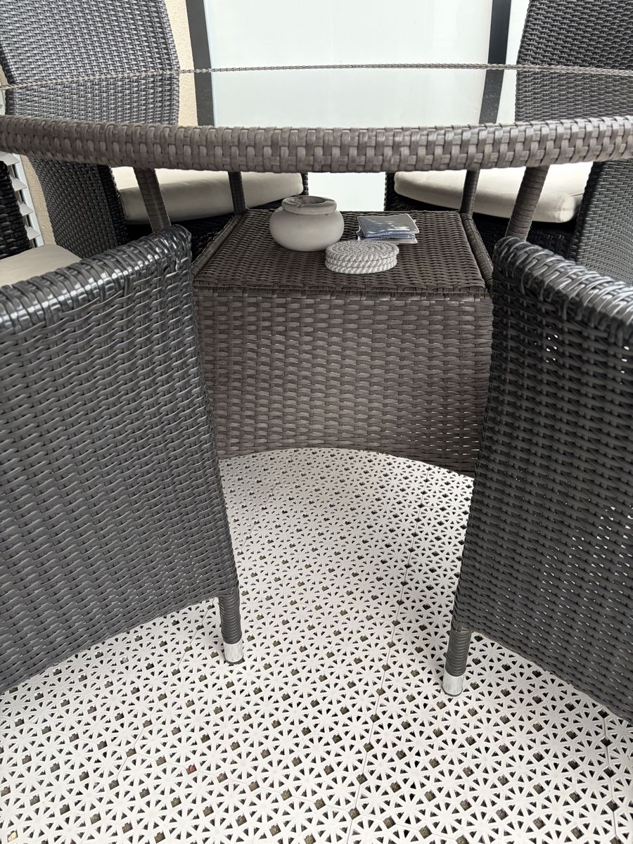 Tavoli: Gartenset 4 Stühle mit Tisch Rattanset – Usato da Emmenbrücke venduto da ivo_v2zd 1