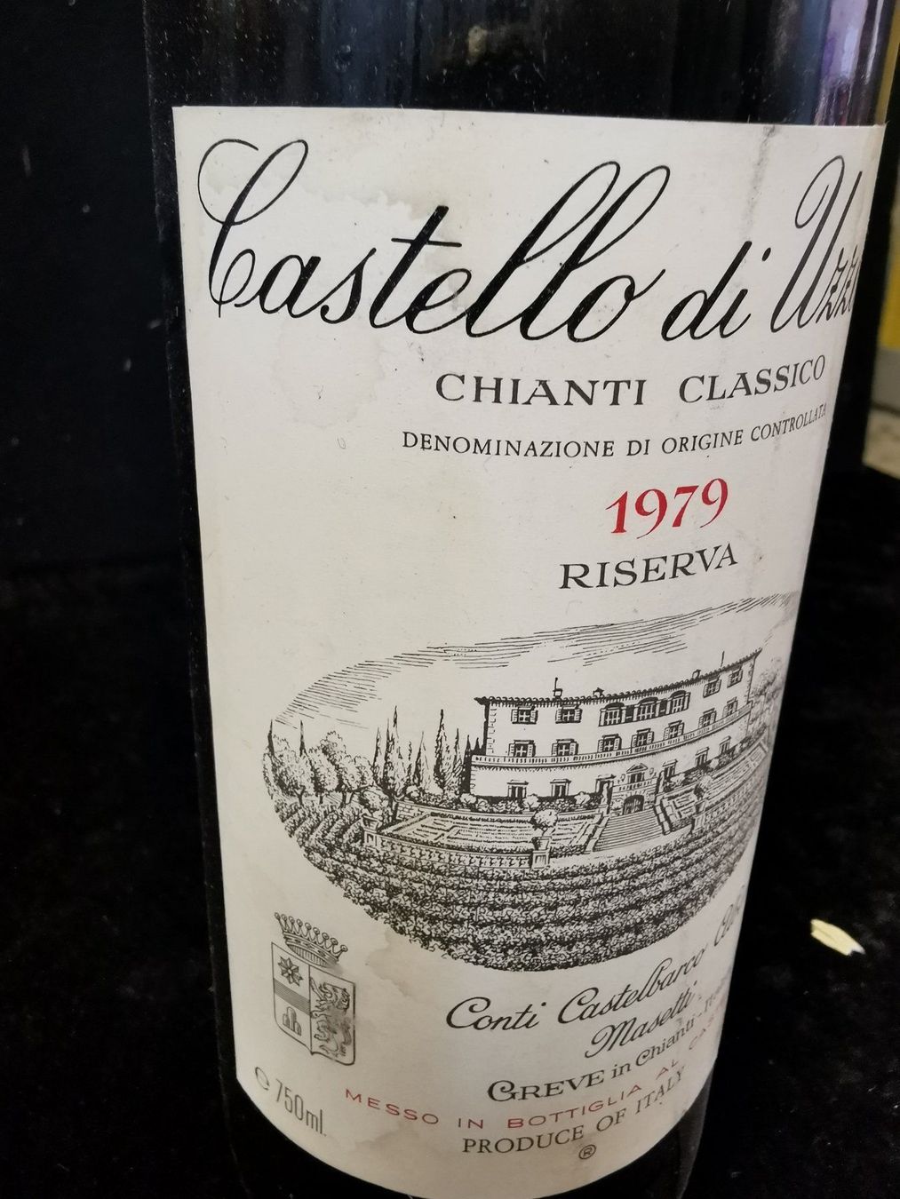 Vino: CASTELLO DI UZZANO 1979 – Nuovo (secondo la descrizione) da Genève venduto da Leboucheoreilles 2