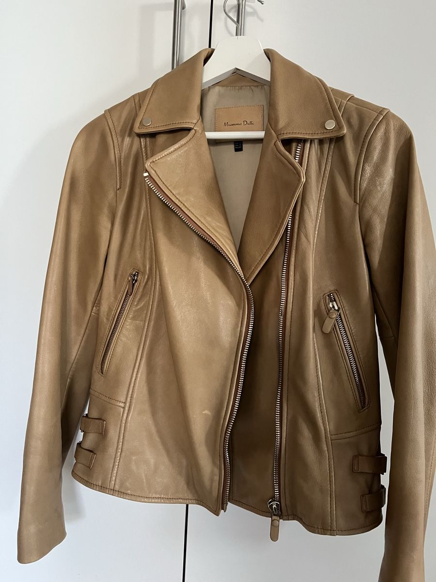 Massimo Dutti Giacche: Massimo Dutti Lederjacke XS Beige✨ – Usato da Pfäffikon SZ venduto da humming-bird 8