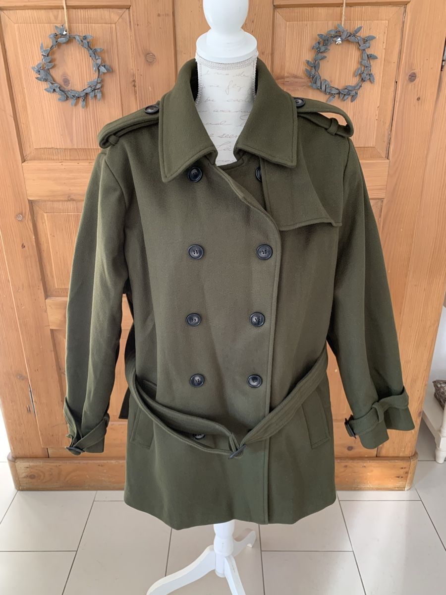 Giacche: Jacke/Trenchcoat oliv Gr. 4XL /52 – Usato da Ellikon an der Thur venduto da Bali1999