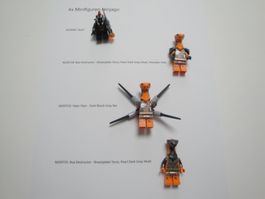 LEGO Minifiguren 4x Ninjago gemäss, Bilder, Angaben