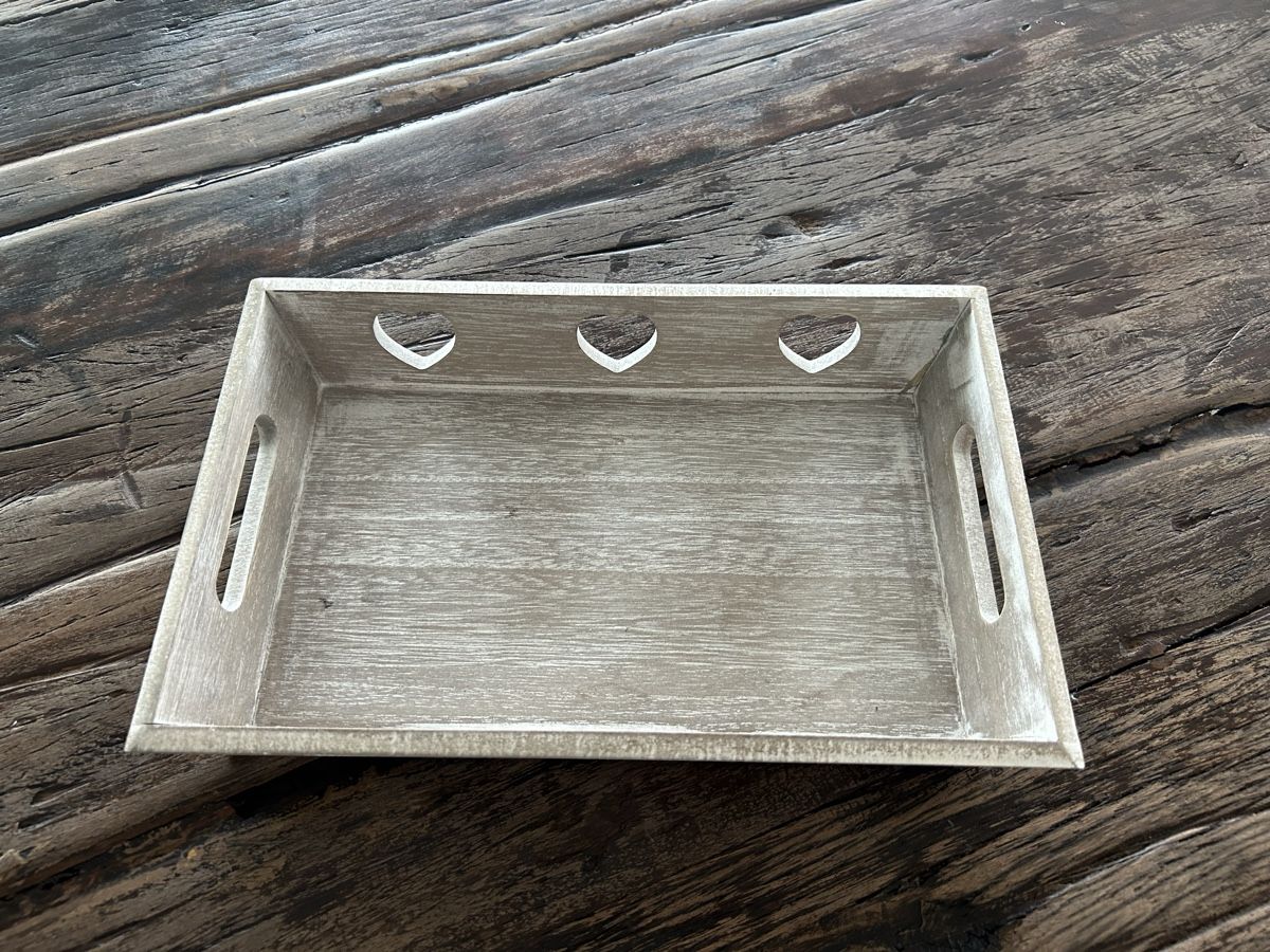 Tutte le decorazioni: Dekoratives Holz-Tablett - Shabby chic – Nuovo (secondo la descrizione) da Bachenbülach venduto da danielaa0102 1