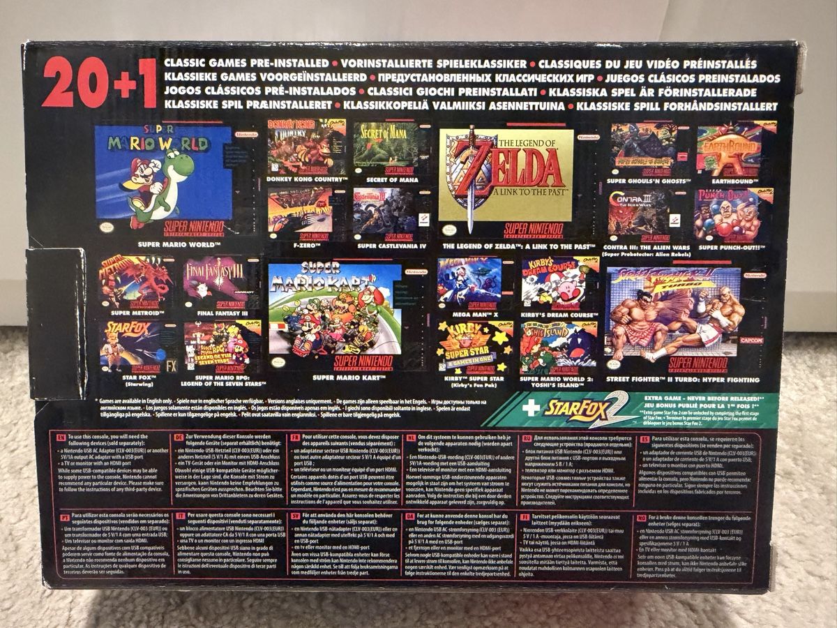 Nintendo Console: Super Nintendo Mini – Nuovo (secondo la descrizione) da Emmenbrücke venduto da streetfighter27 6