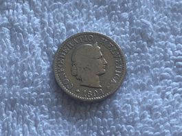5 centimes/rappen 1894