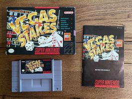 Vegas Stakes SNES mit OVP & Anleitung - Super Nintendo