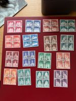 1964-68 4er Block Satz Baudenkmäler mit Ausgabetag Stempel 