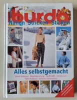Burda Buch Nähen Stricken Sticken mit Schnittmusterbogen