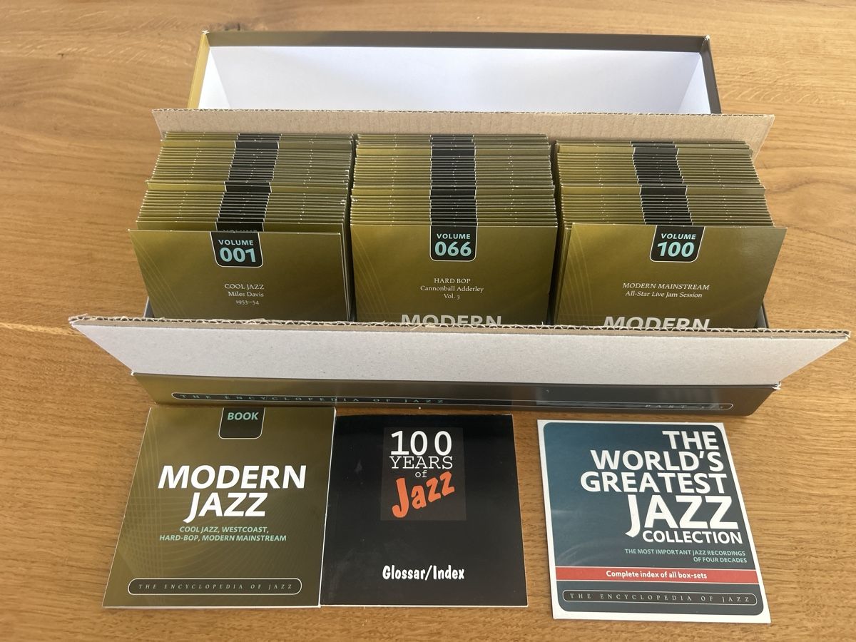 CDs: CD Box Modern Jazz 100 CDs neuwertig – Gebraucht aus Wohlen AG von Rstoeckli6 1