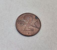 Pièce Suisse — 2 centimes (2 Rappen) 1957 B (Berne) — Bronze