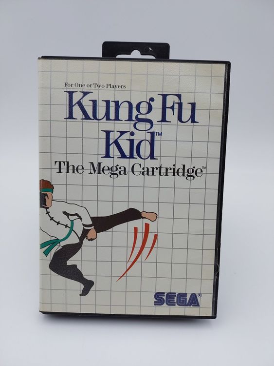 Jeu Kung Fu Kid Sega Master System - Version Authentique Complète, état Très Bon, Année 1987
