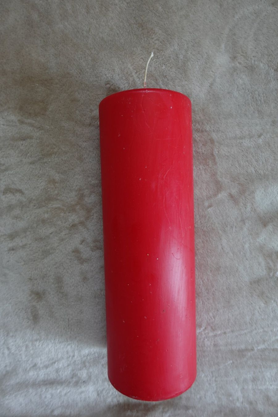 Kerzen: 1 neue grosse rote Kerze – Neu (gemäss Beschreibung) aus rorschach von Babsi64 2