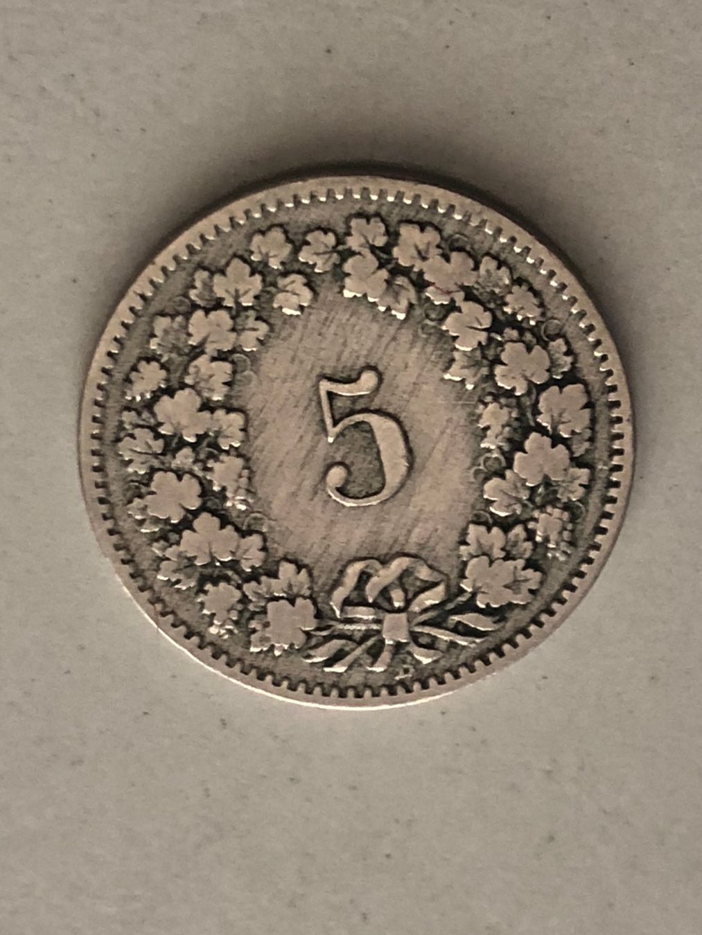 Toutes les monnaies: 5 Rp. 1890 – D'occasion à Schötz par Odpa 1