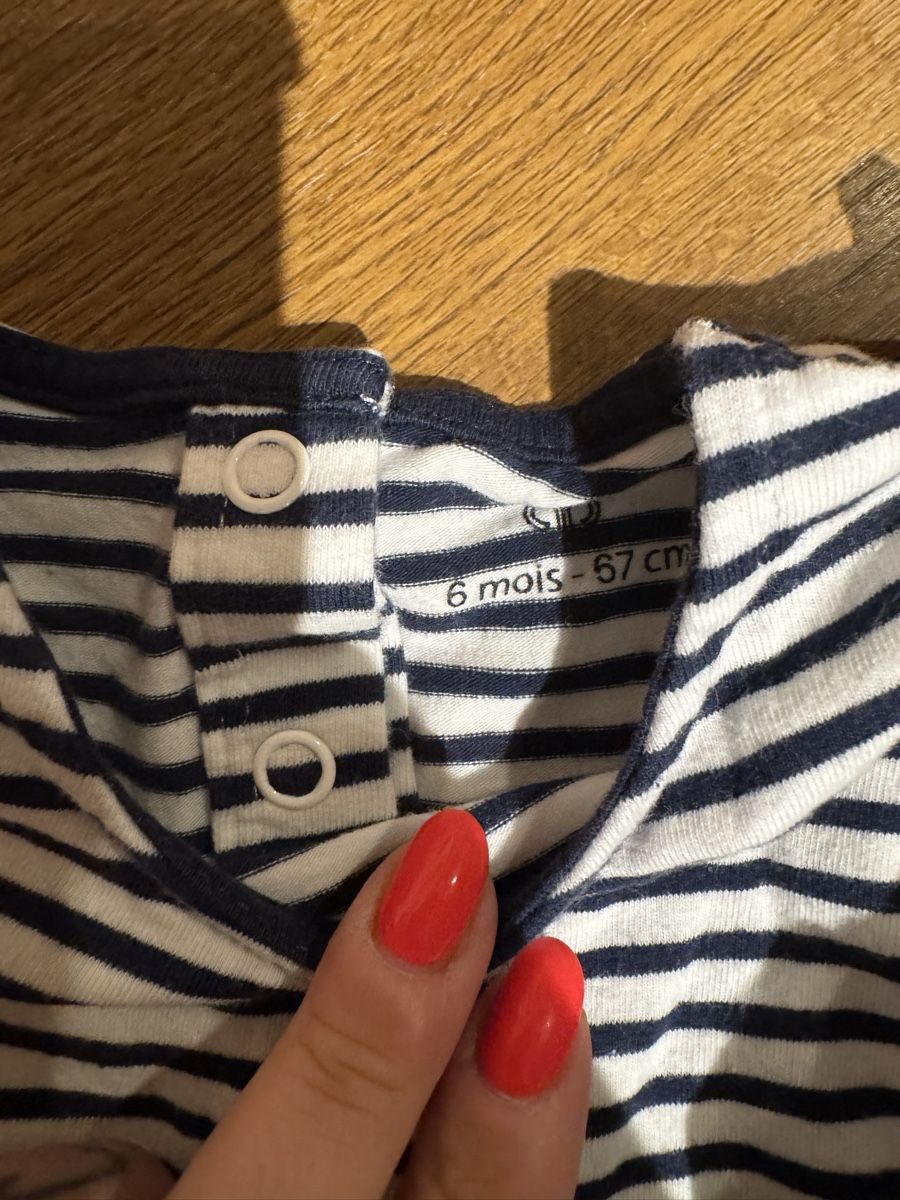 Vestiti & Gonne: Robe rayée bébé 6 mois - 67 cm – Usato da Erde venduto da Kitkatekate 1