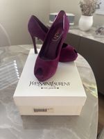 Yves Saint Laurent Pumps Wildleder lila Grösse 37 neu