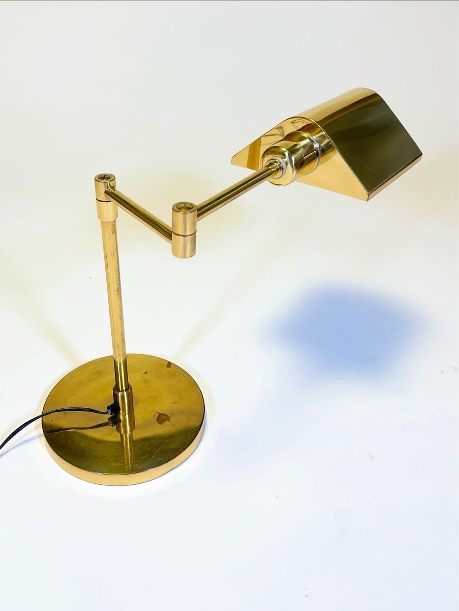 Lampes: Schreibtischlampe Messing, 1970 – D'occasion à St. Gallen par fundstaette 6