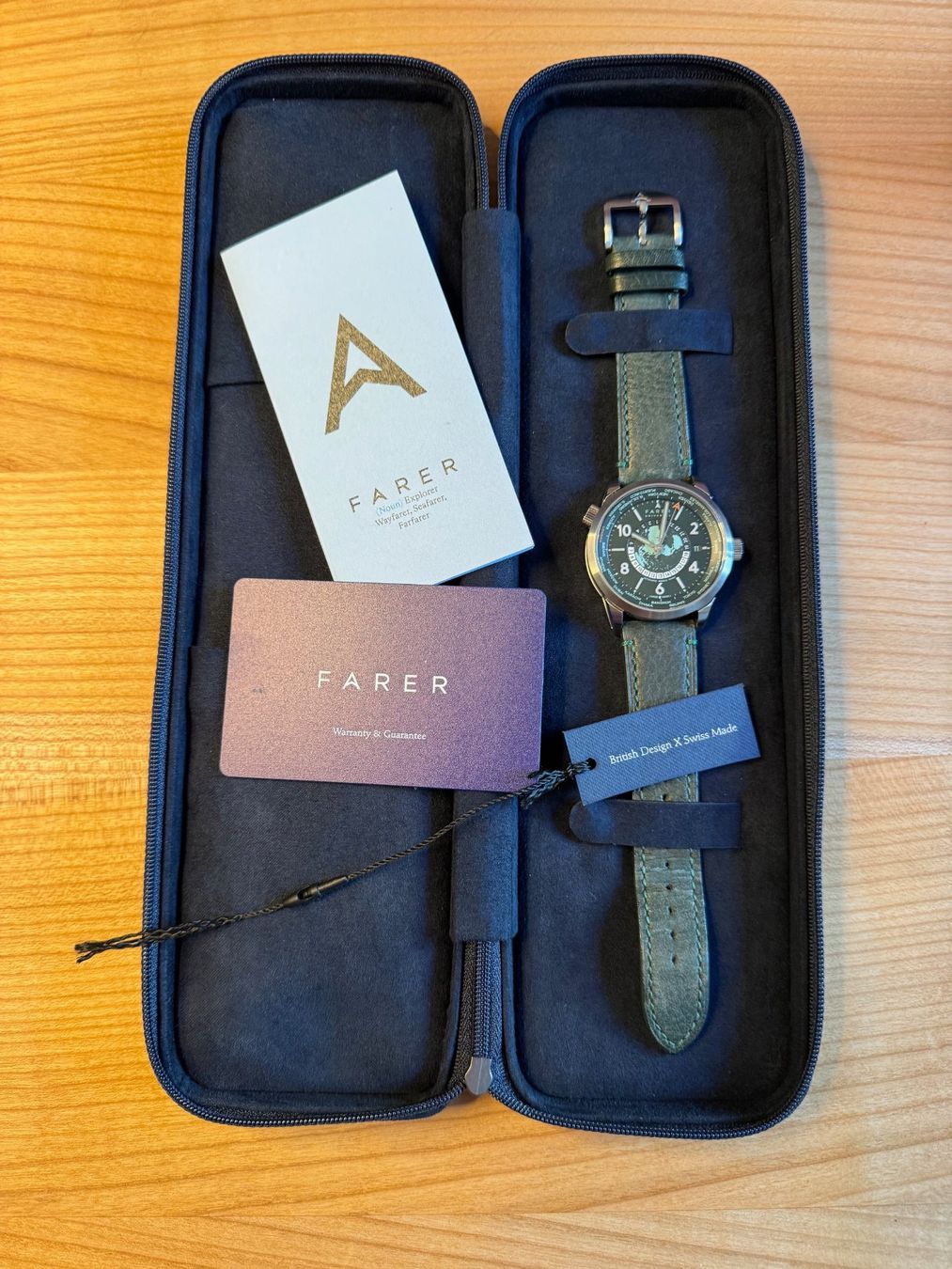 Orologi: Farer Foxe World Timer – Usato da Bern venduto da Okeanos 2