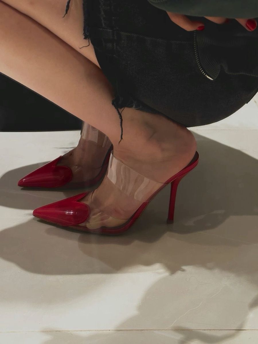 Scarpe da donna: Alaïa Pumps Herz Rot Transparent grosse 37  – Usato da Jona venduto da biy_f8qm 2