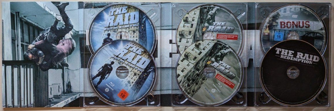 Tutti i DVDs: The Raid - Ultimate Edition [2Blu-rays+3DVDs+CD] – Usato da Port venduto da gecotom 4