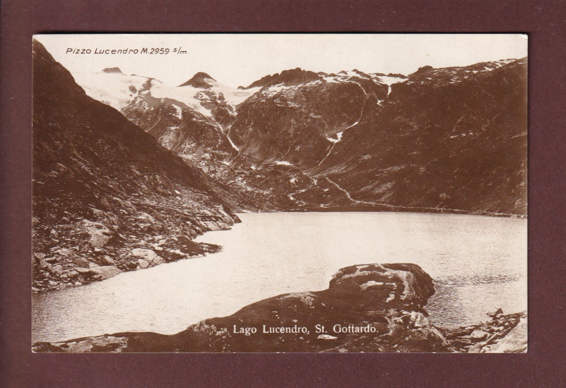 Cartoline postali: LAGO LUCENDRO - San Gottardo – Usato da Pully venduto da nicecards