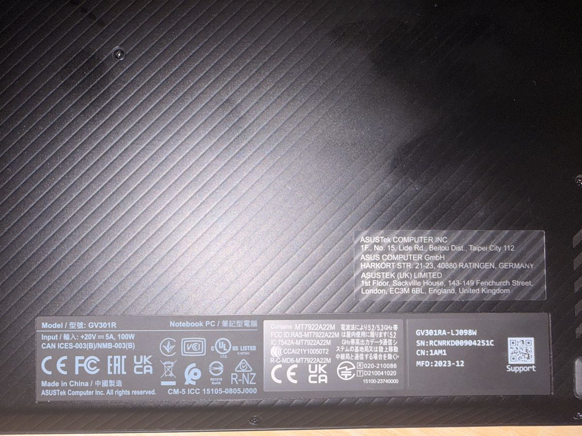 Asus Notebook: Notebook ASUS ROG FLOW GV301R – Nuovo (secondo la descrizione) da Neuhausen venduto da bod_6ncd 4
