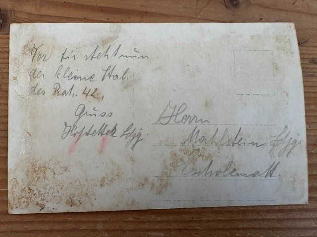Ansichtskarten: GRENZBESATZUNG 1914 – Gebraucht aus Honau von Ritika 2