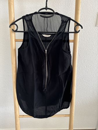 Top noir avec dentelles NAFNAF t. 34