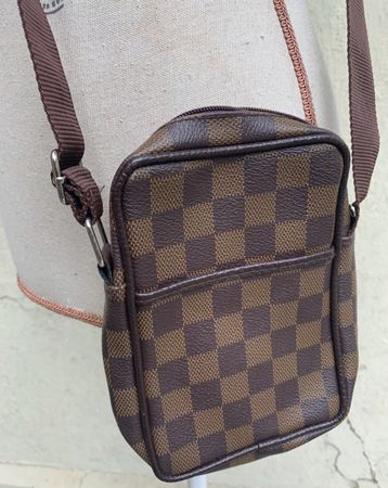 Super mini sacoche 18x13 style pvc bandoulière réglable