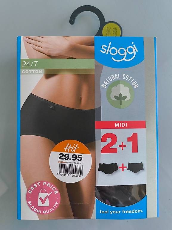 Sloggi Altra biancheria intima: Sloggi Natural Cotton, Gr. 40 – Nuovo e nell'imballaggio originale da St. Gallen venduto da curlygyal