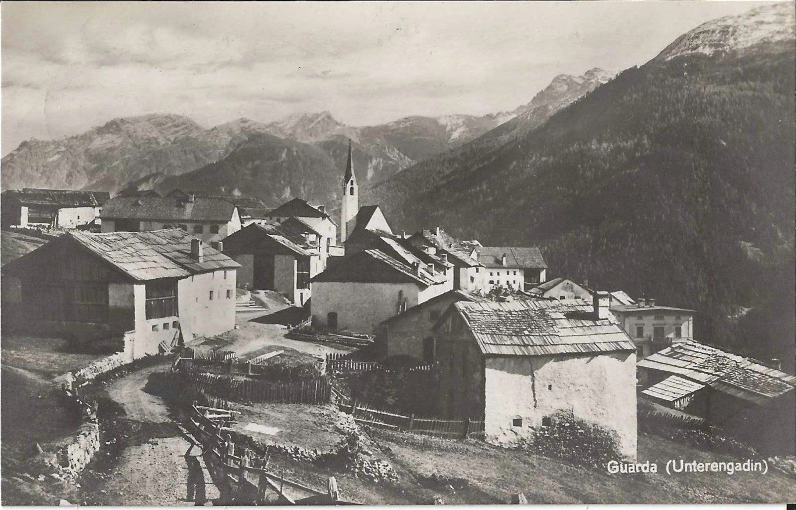 Cartes postales: Karte Guarda  1927 – D'occasion à Zürich par Philacat11