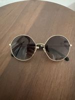 Chanel Round Sunglasses Gold 