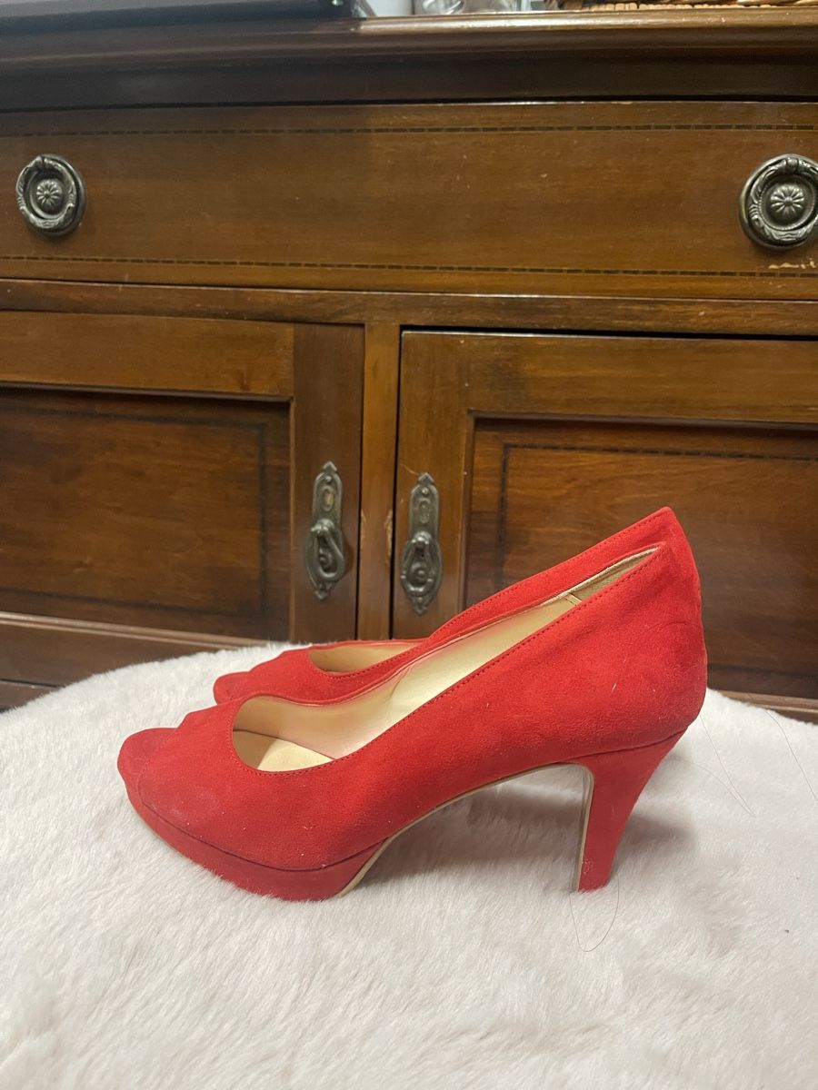 Scarpe da donna: Rote Pumps, Gr. 37, – Usato da Oberwil BL venduto da dyl_htk9