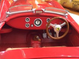 Ferrari Barchetta 166MM, rotes Sammlerstück im Massstab 1:18