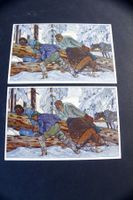 2x BUNDESFEIER - POSTKARTE, 1920. Gelaufen & ungelaufen