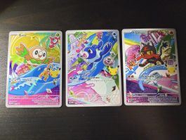 🇺🇸 ab 1.- Rowlet/Popplio/Ferkokel 3er set