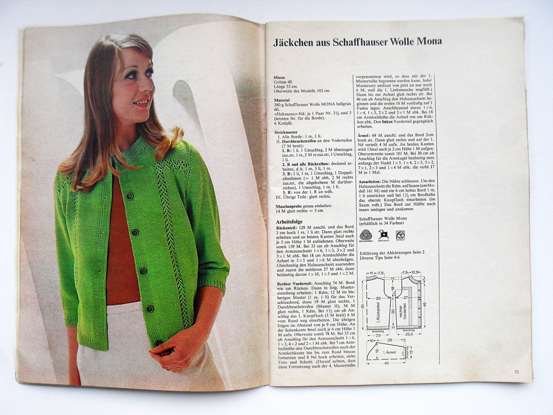 Riviste & Magazine: SCHAFFHAUSER SPINNERIN WOLLE - HEFT NR.39 – Usato da Zürich venduto da erfreut01 3
