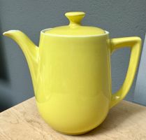 Alter Kaffeekrug Krug 1 Liter GELB von Rössler vintage