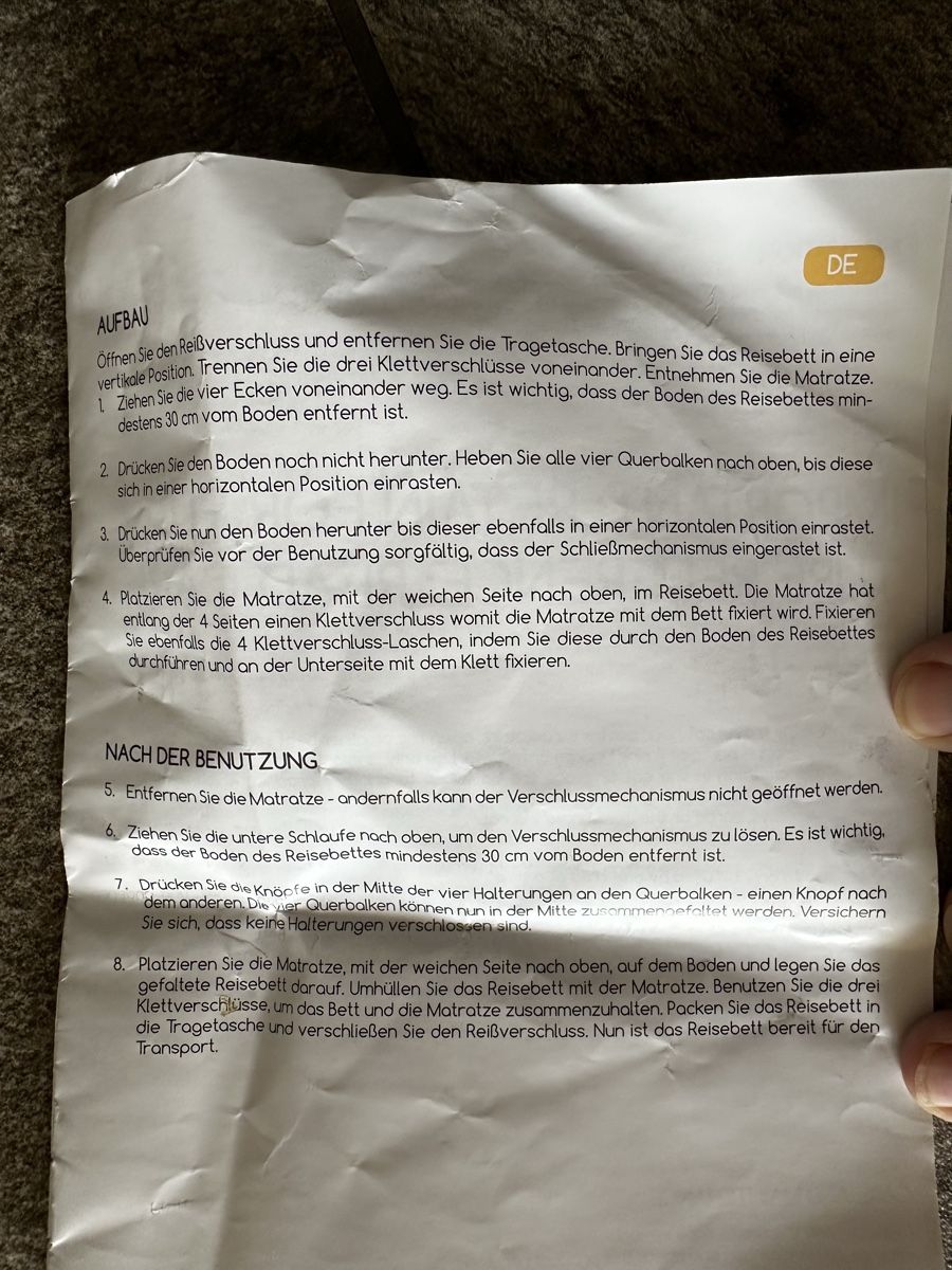 Betten: osann Kinder Reisebett – Neu (gemäss Beschreibung) aus Langenthal von Trader56blue 9