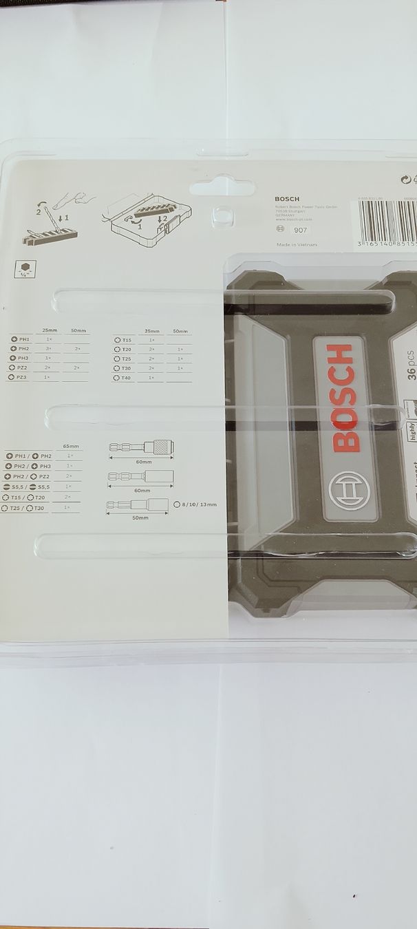 Bosch Tous les outils: Neues grosses Bosch Bit set – Neuf avec emballage d'origine à Biel/Bienne par Vintage-timearts 3