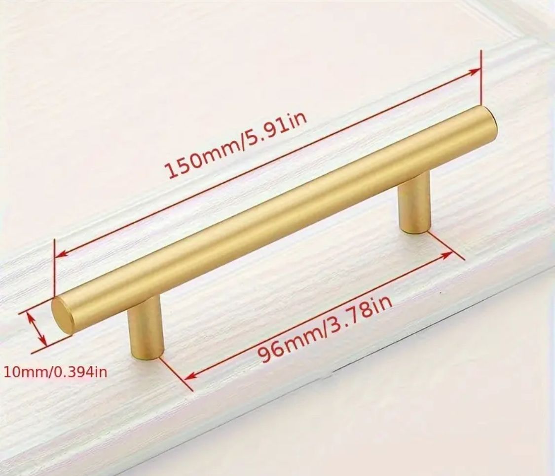 Ferramenta: Goldene Möbelgriffe 4 Stück – Nuovo e nell'imballaggio originale da Niederwangen BE venduto da doboo 3