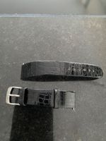 2 Montblanc Alligator/Eidechsen Uhrenband Schwarz und Taupe