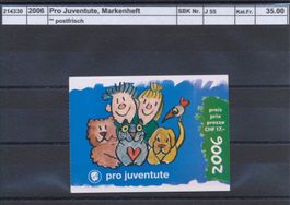 2006 Pro Juventute, Markenheftchen, ** postfrisch
