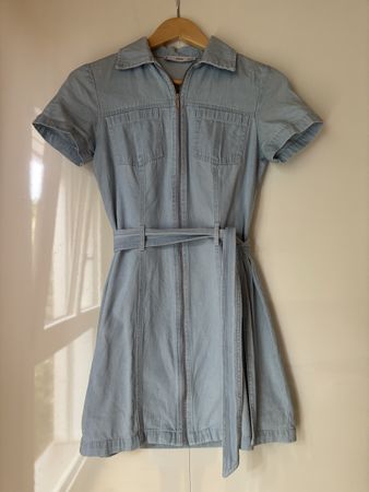 MNG Jeanskleid Kurzarm
