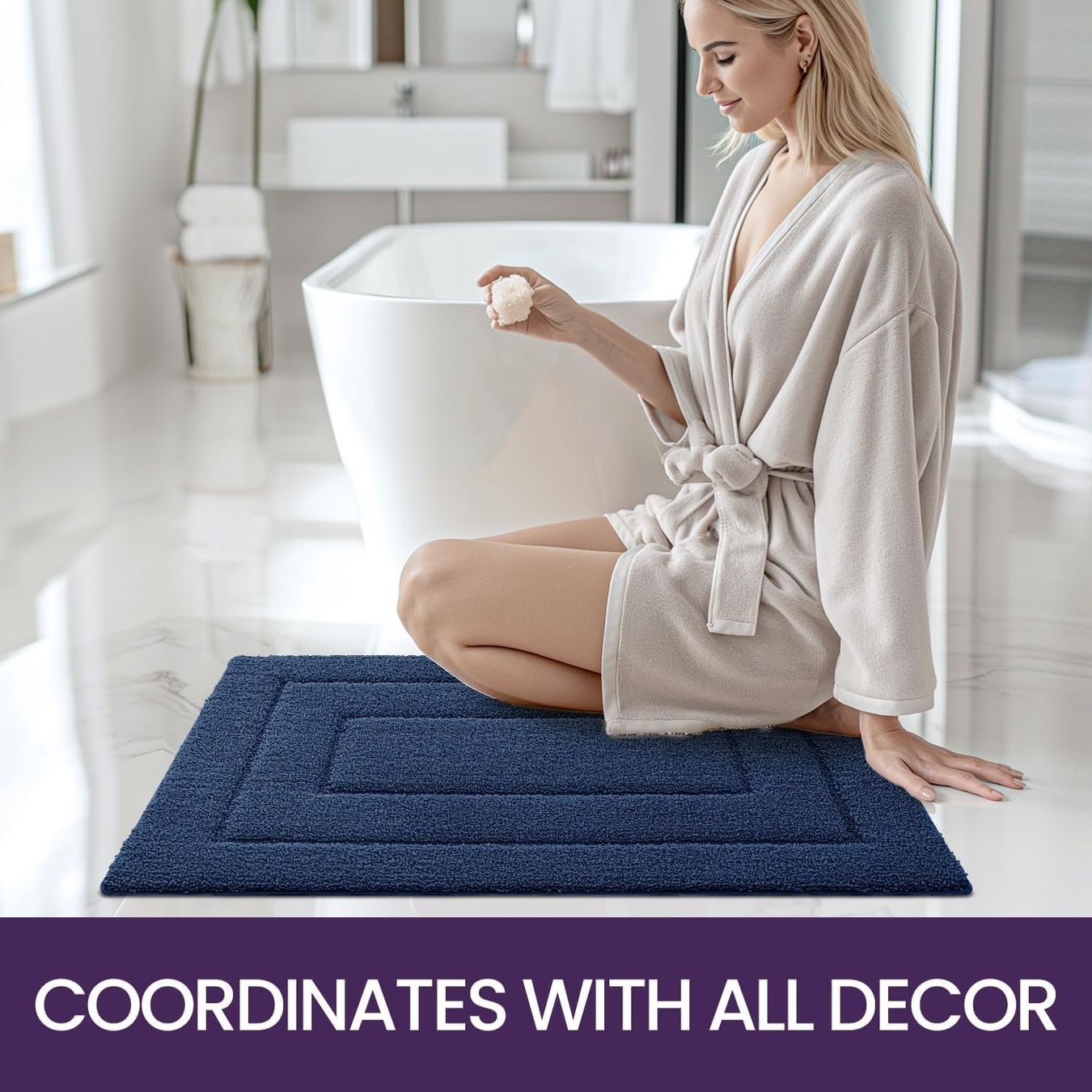 Teli da bagno: Badteppich rutschfest50 x 80 cm – Nuovo e nell'imballaggio originale da Nuglar venduto da SaleRitter 5