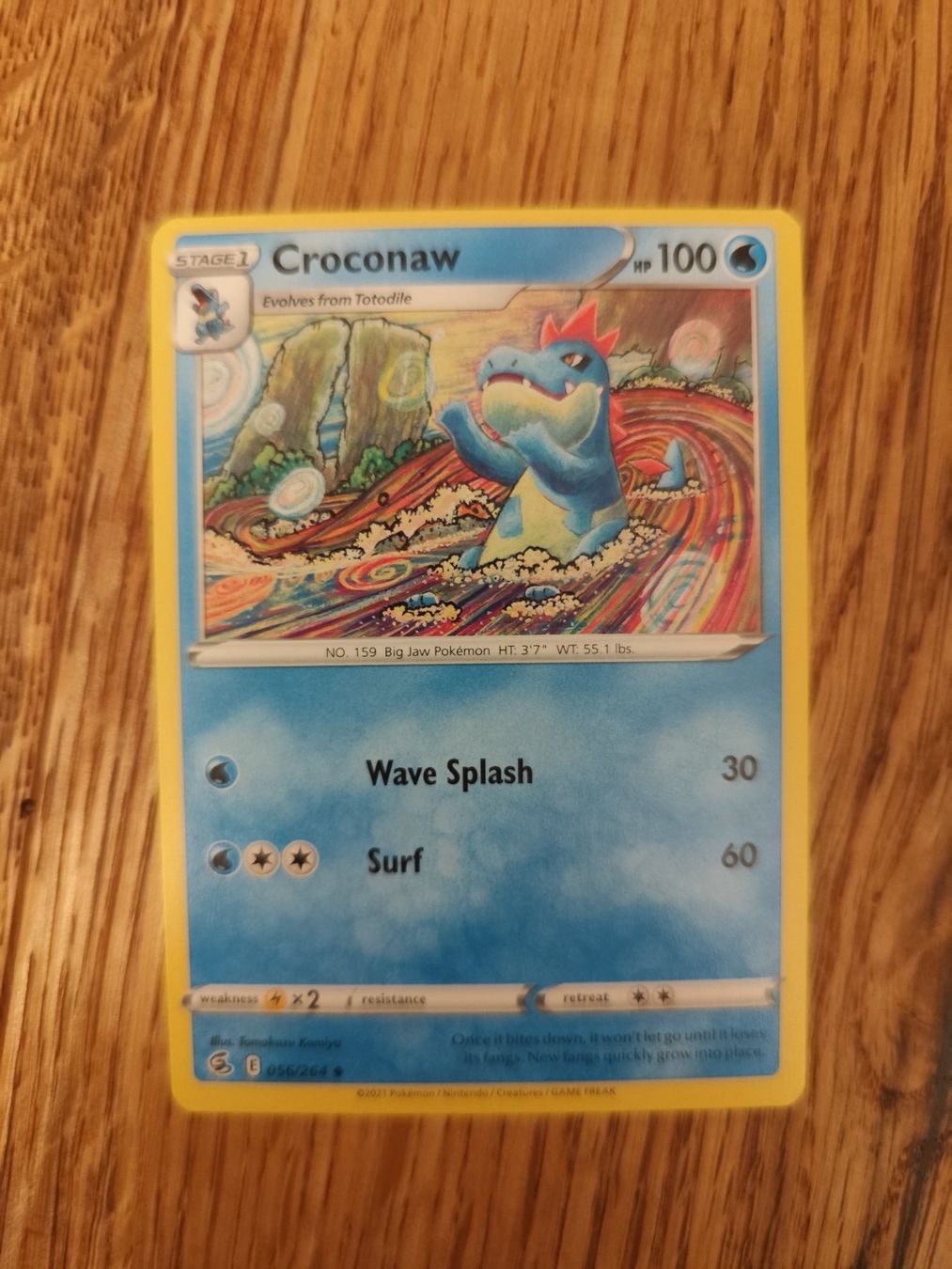 Pokémon Cartes à collectionner: Pokemon Croconaw Tomokazu Komiya non holo – Neuf (Voir description) à Winterthur par SMOKY062